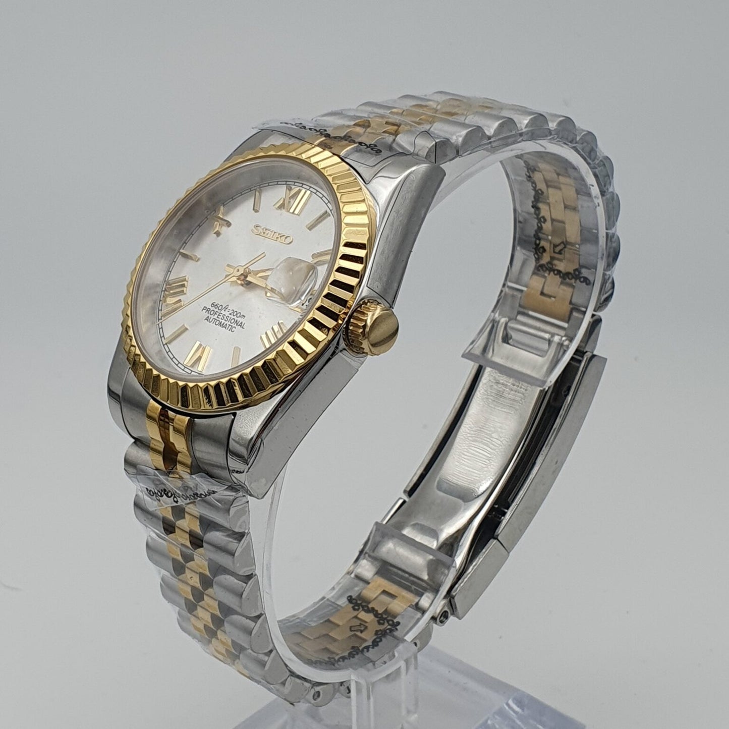 Datejust Gold White Roman Mod (Two Tone)