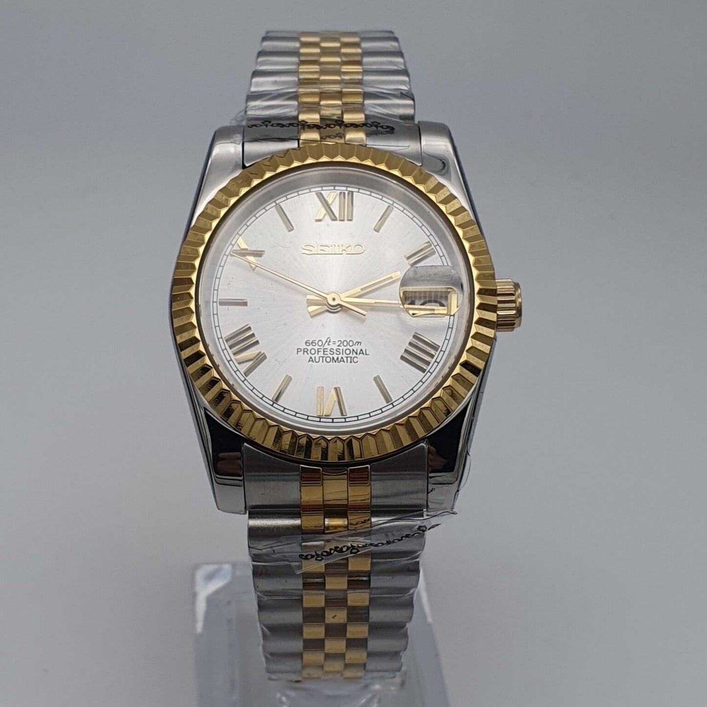 Datejust Gold White Roman Mod (Two Tone)