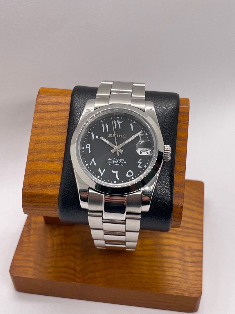 Datejust Steel Black Oyster Mod (Arabic)