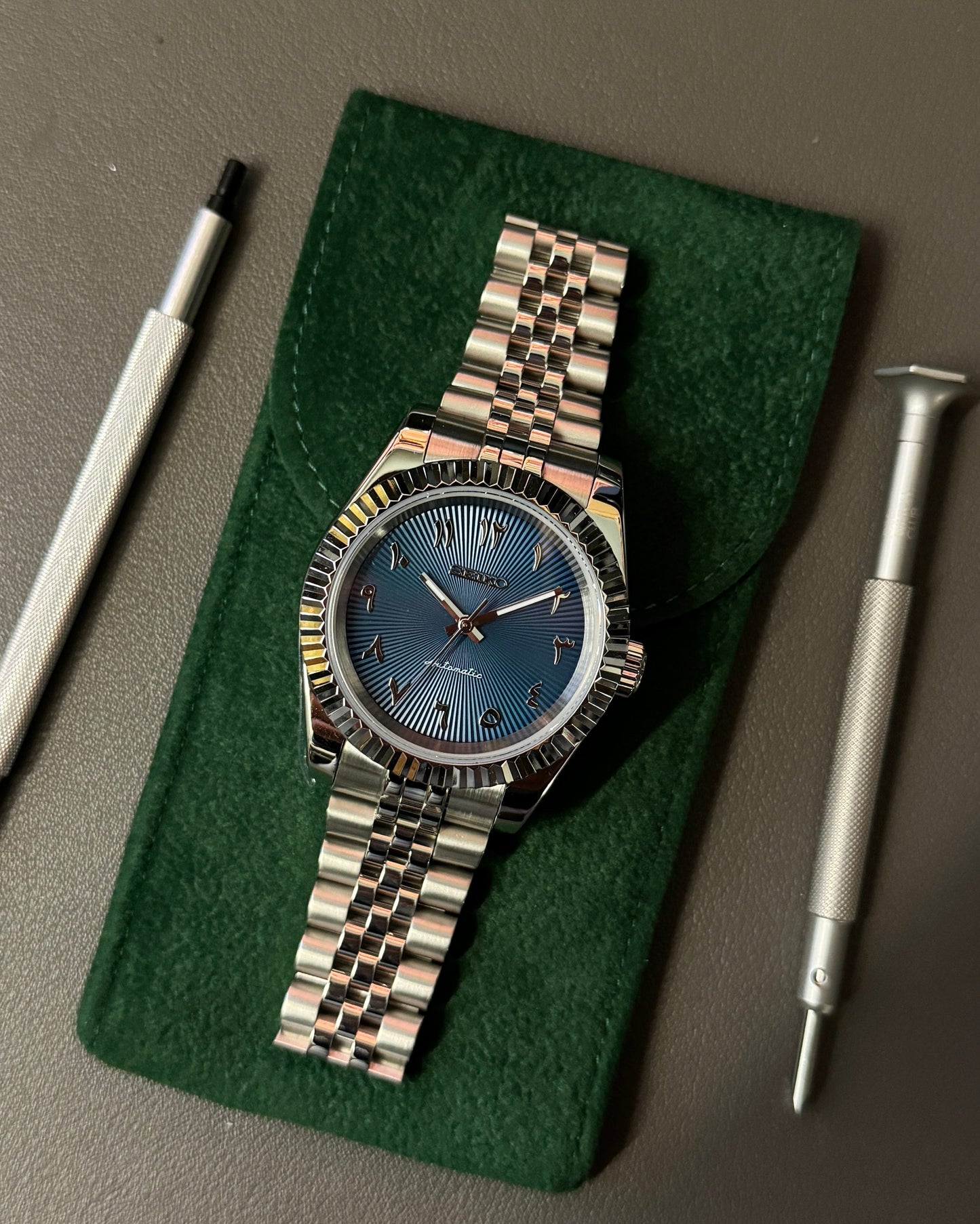 Datejust Steel Dark Blue (Arabic)