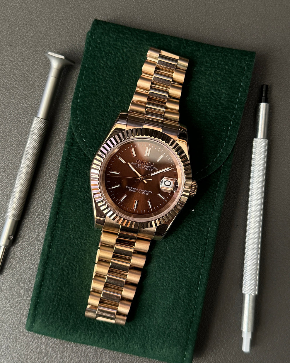 Datejust Rose Brown Mod