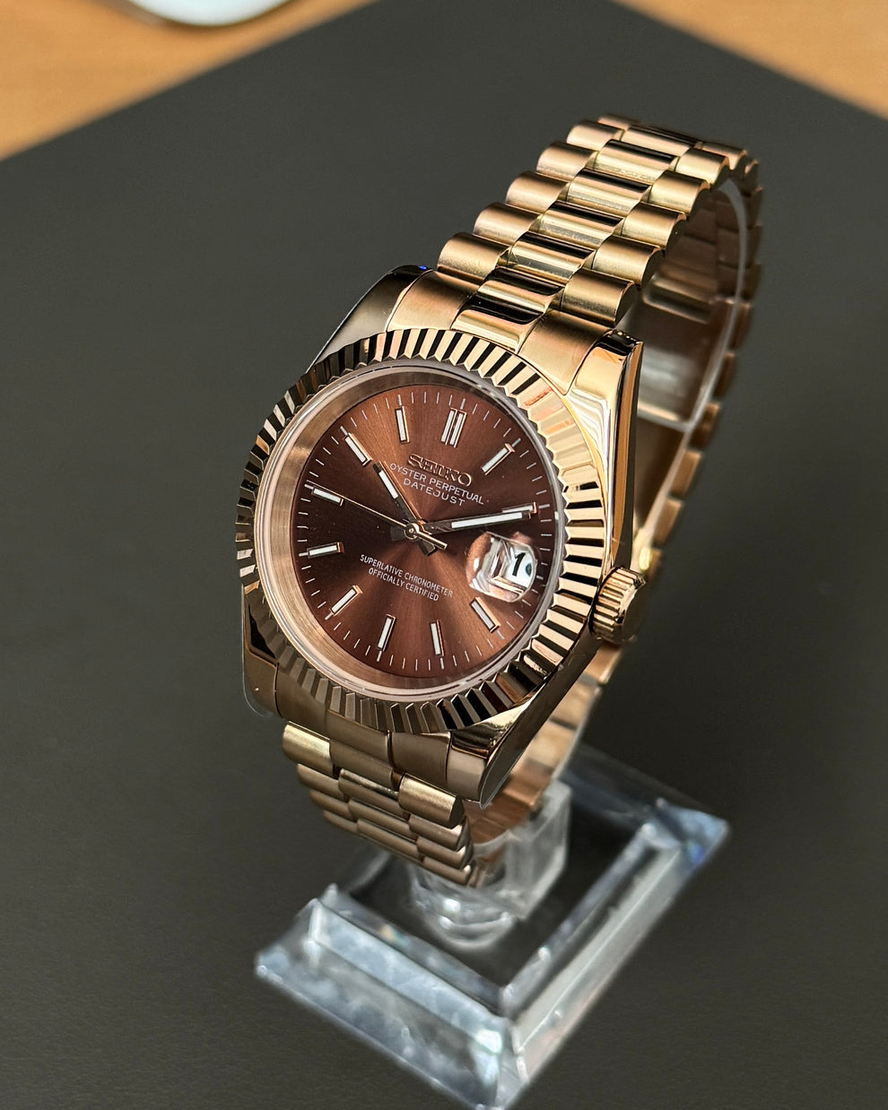 Datejust Rose Brown Mod