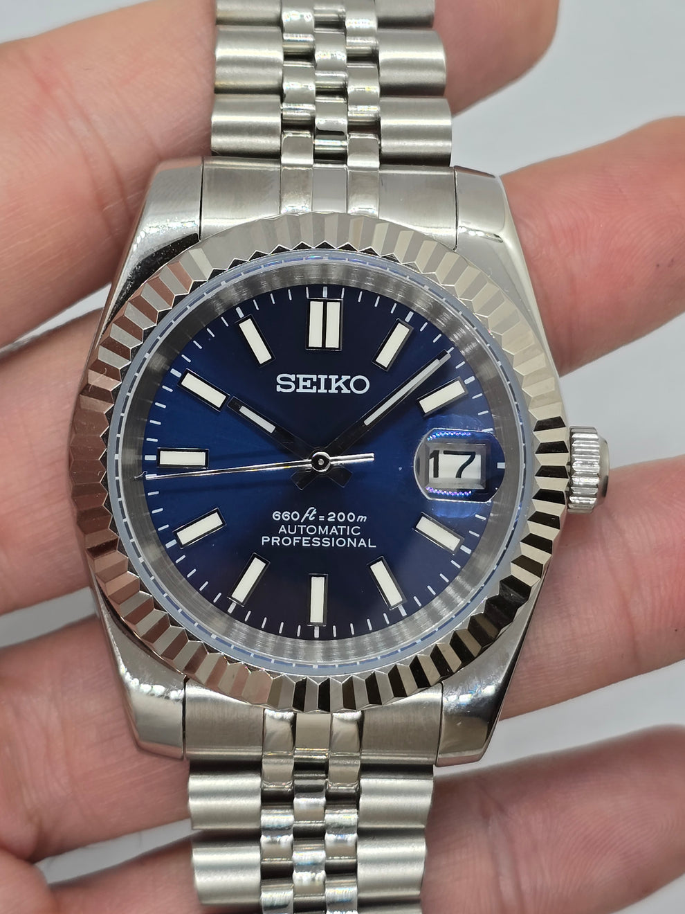 Datejust Steel Blue Mod