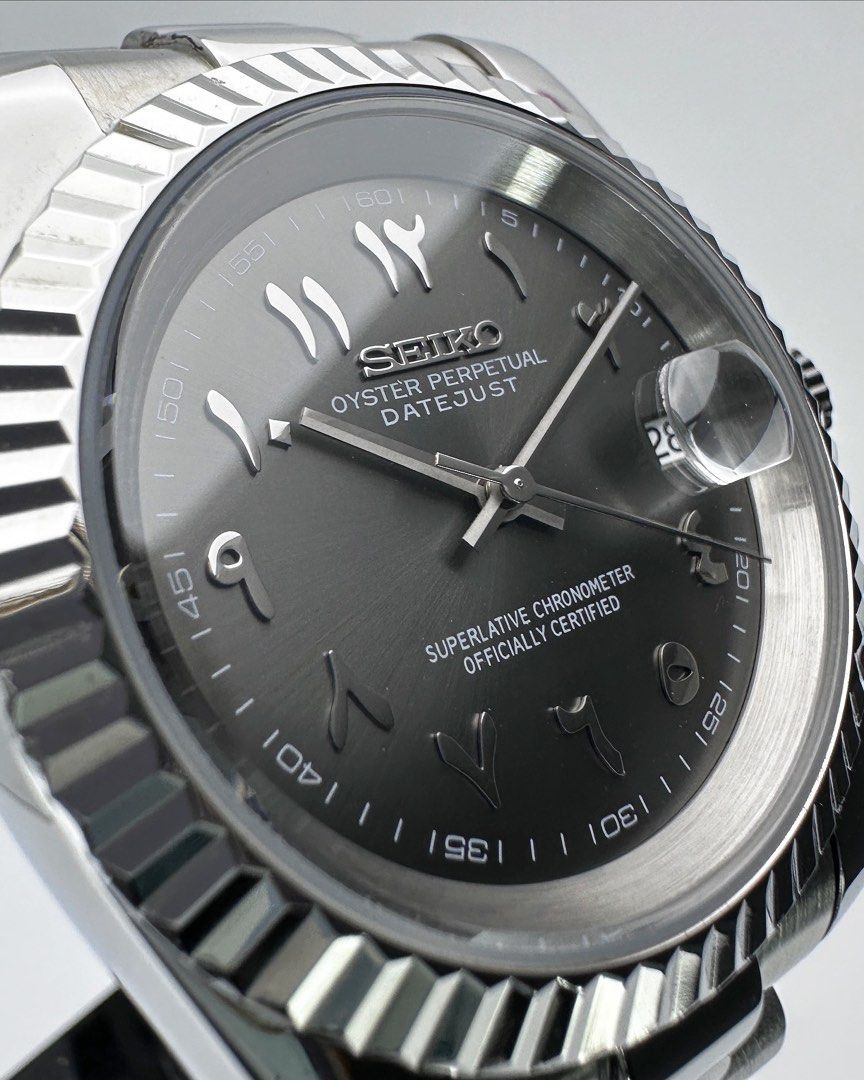 Datejust Dark Grey Mod (Arabic)