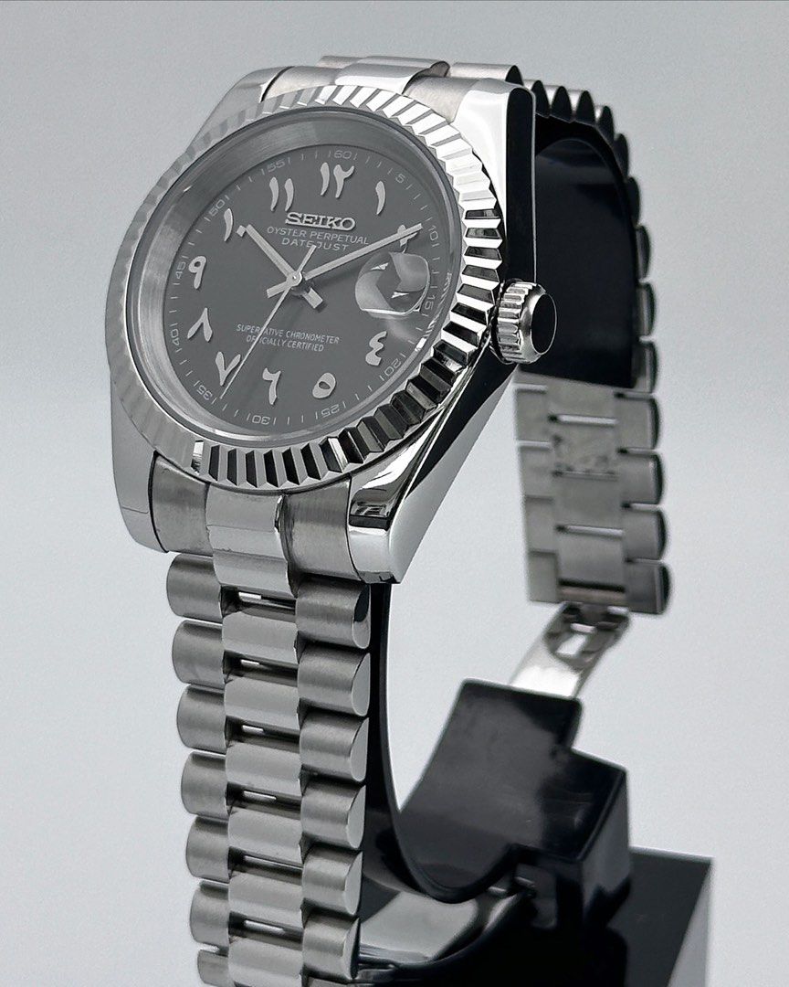 Datejust Dark Grey Mod (Arabic)
