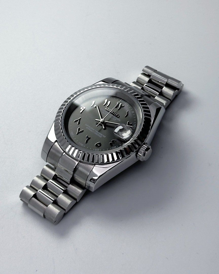 Datejust Dark Grey Mod (Arabic)