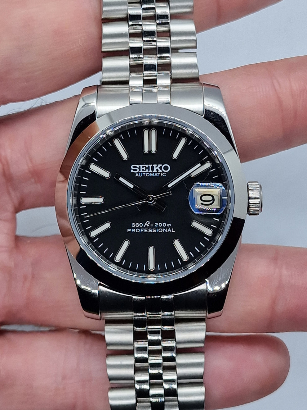 Datejust Steel Black Mod