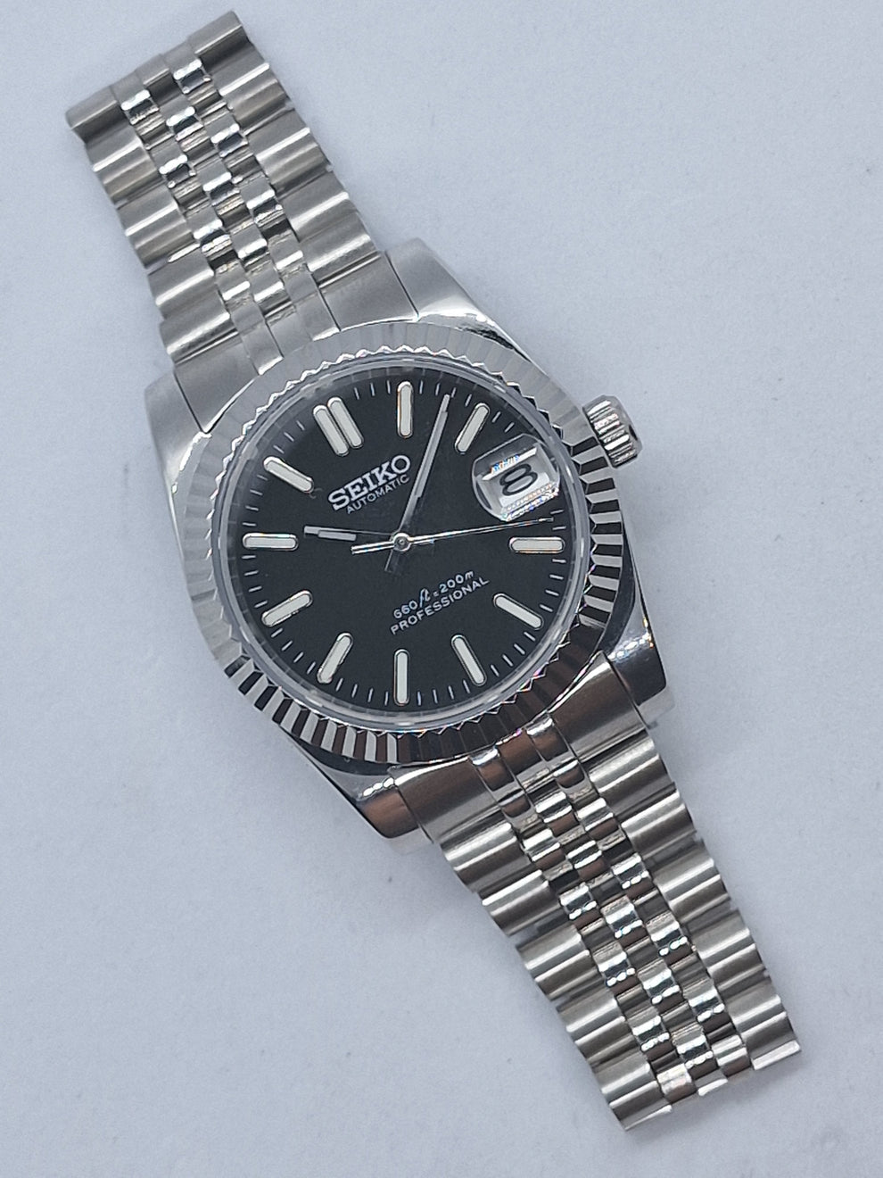 Datejust Steel Black Mod