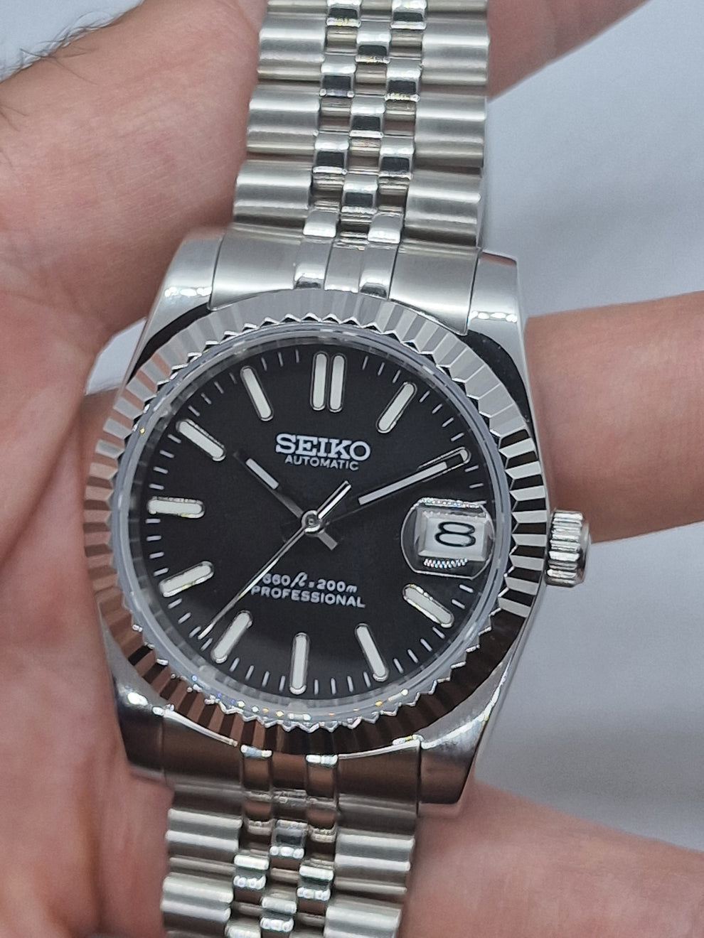 Datejust Steel Black Mod