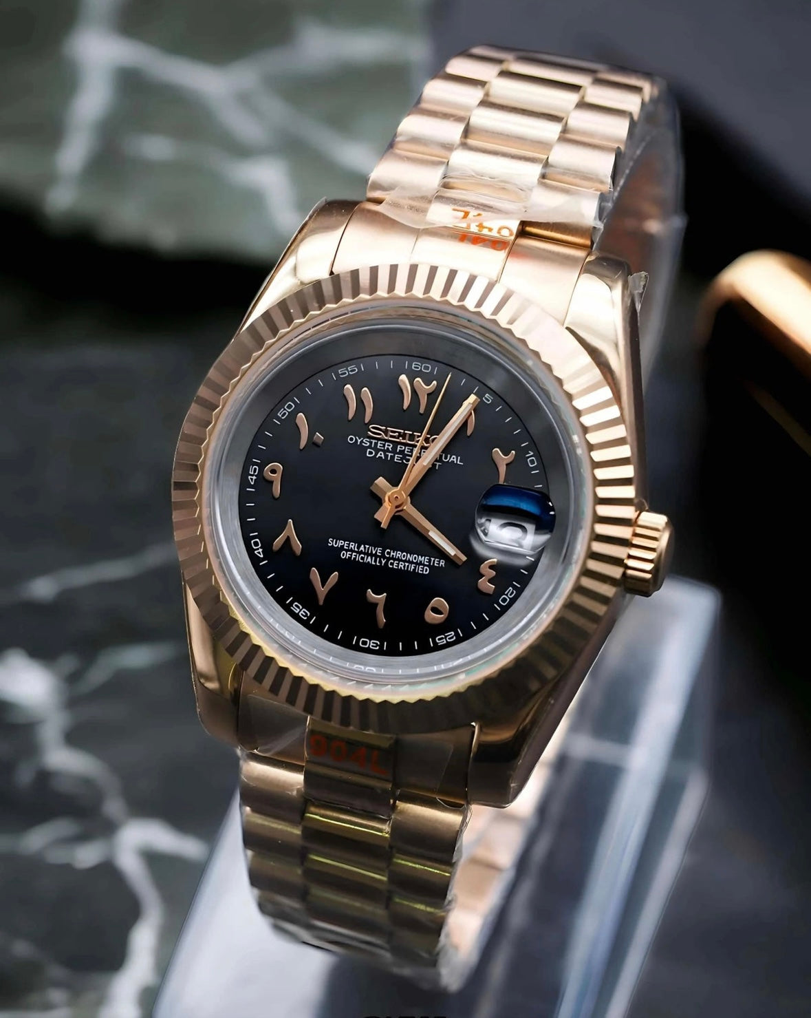 Datejust Rose Black Mod (Arabic)