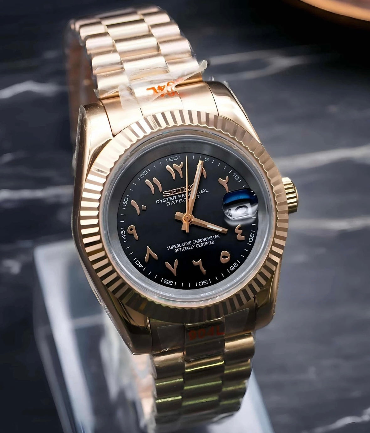 Datejust Rose Black Mod (Arabic)