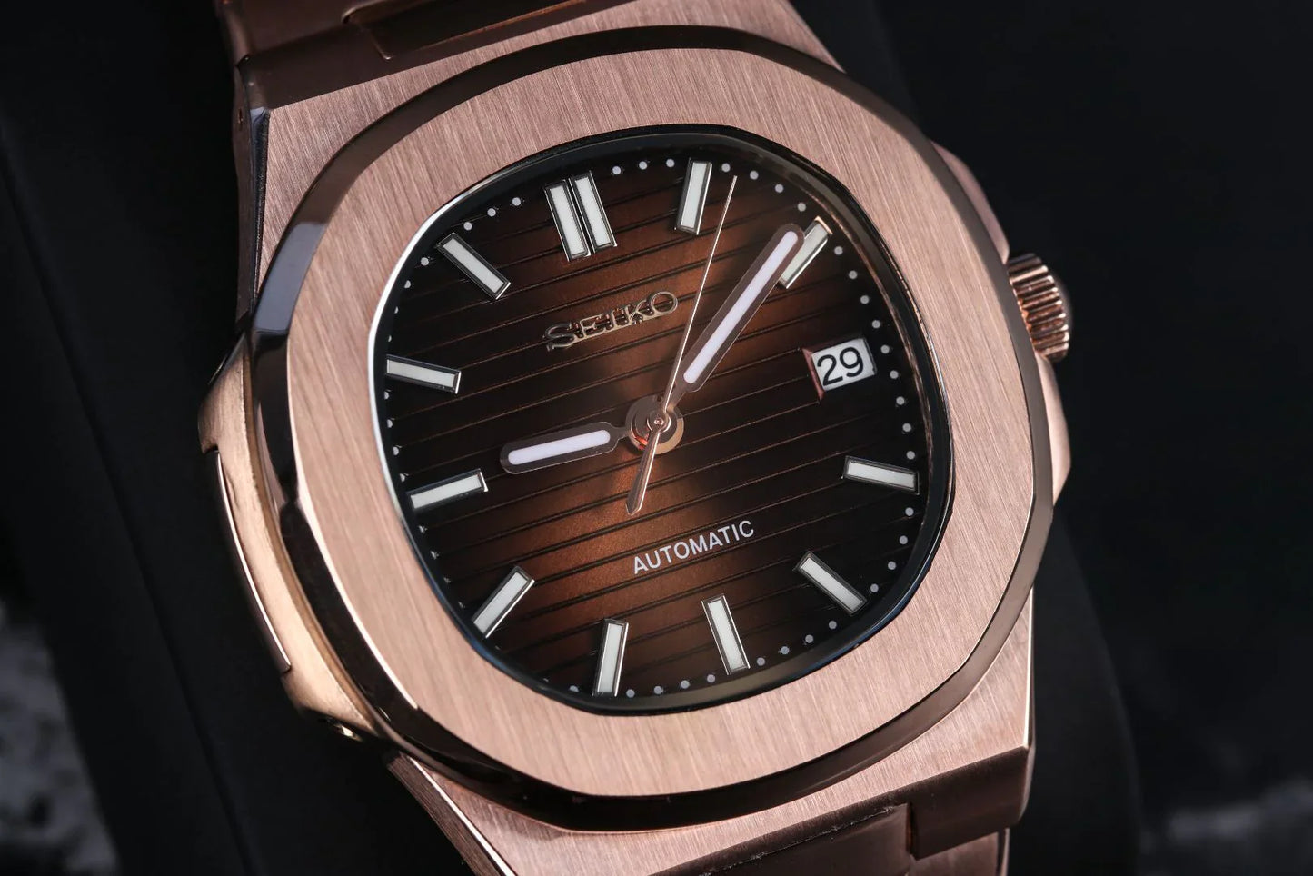 NAUTILUS MOD ROSE GOLD (BROWN DIAL)