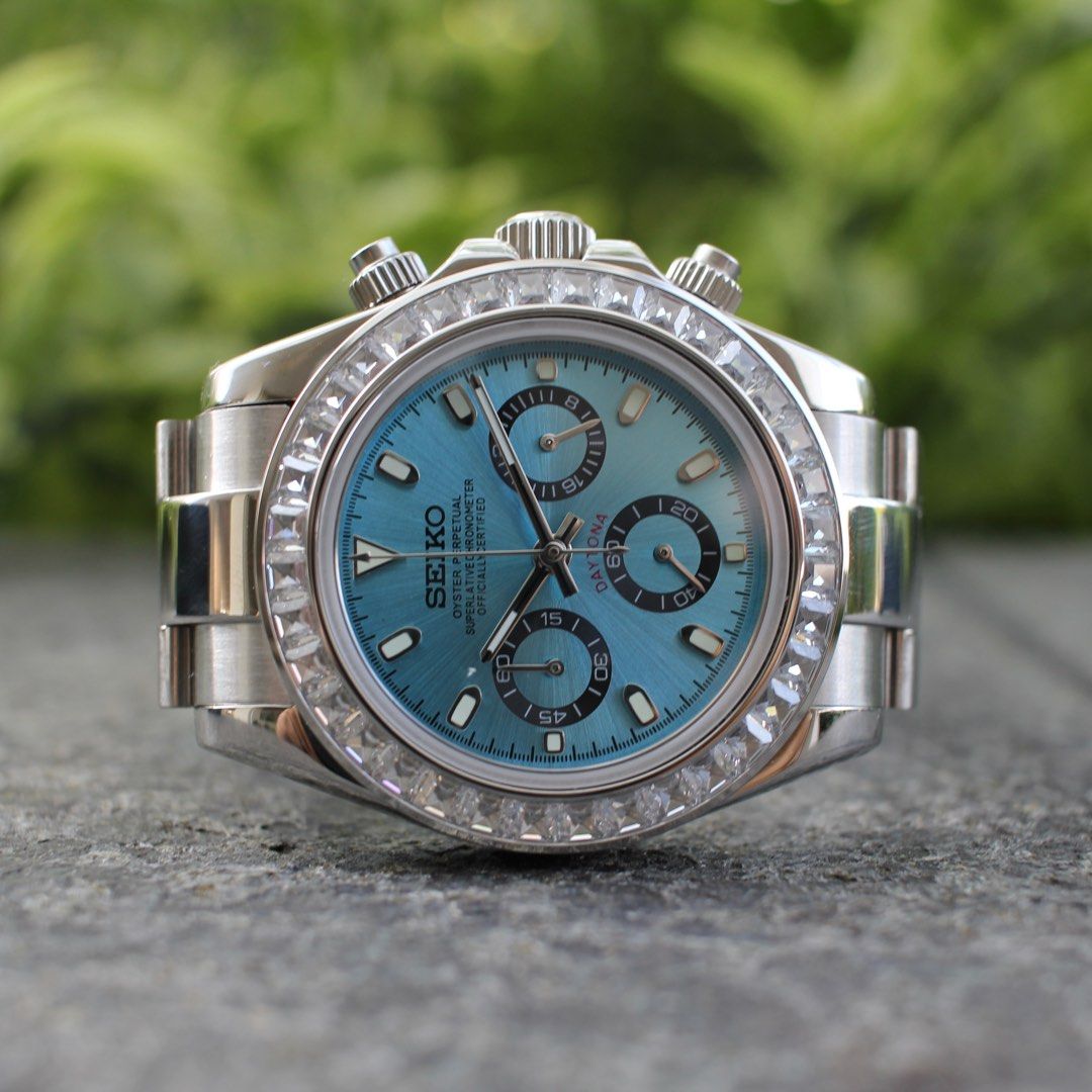 Daytona Steel Ice Blue Mod (Diamond Bezel)