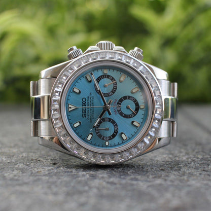 Daytona Steel Ice Blue Mod (Diamond Bezel)