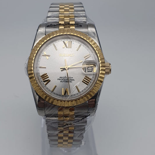 Datejust Gold White Roman Mod (Two Tone)