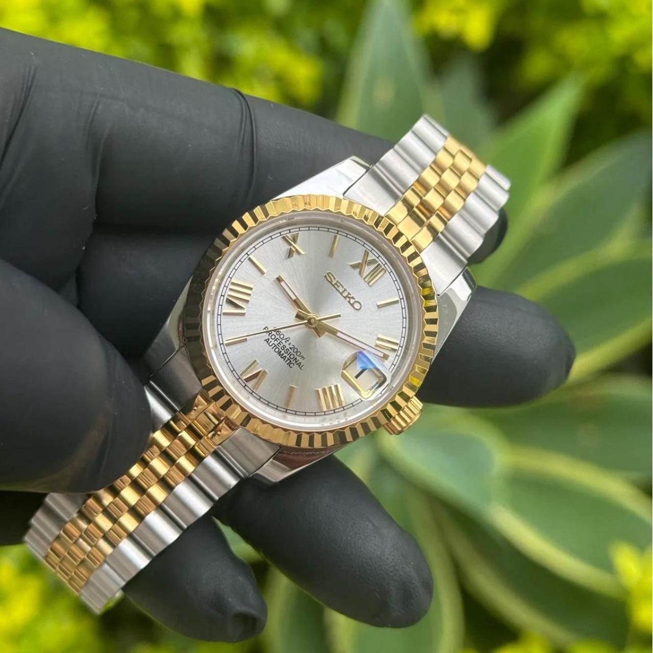 Datejust Gold White Roman Mod (Two Tone)
