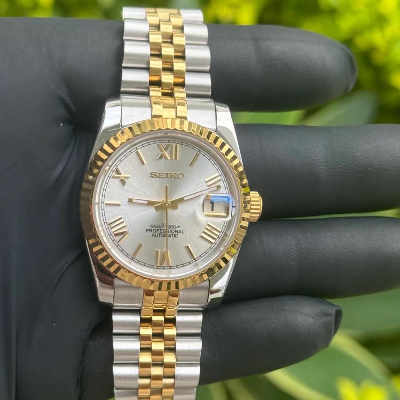 Datejust Gold White Roman Mod (Two Tone)