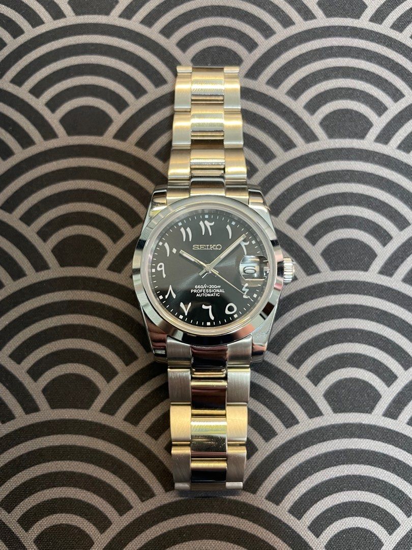 Datejust Steel Black Oyster Mod (Arabic)