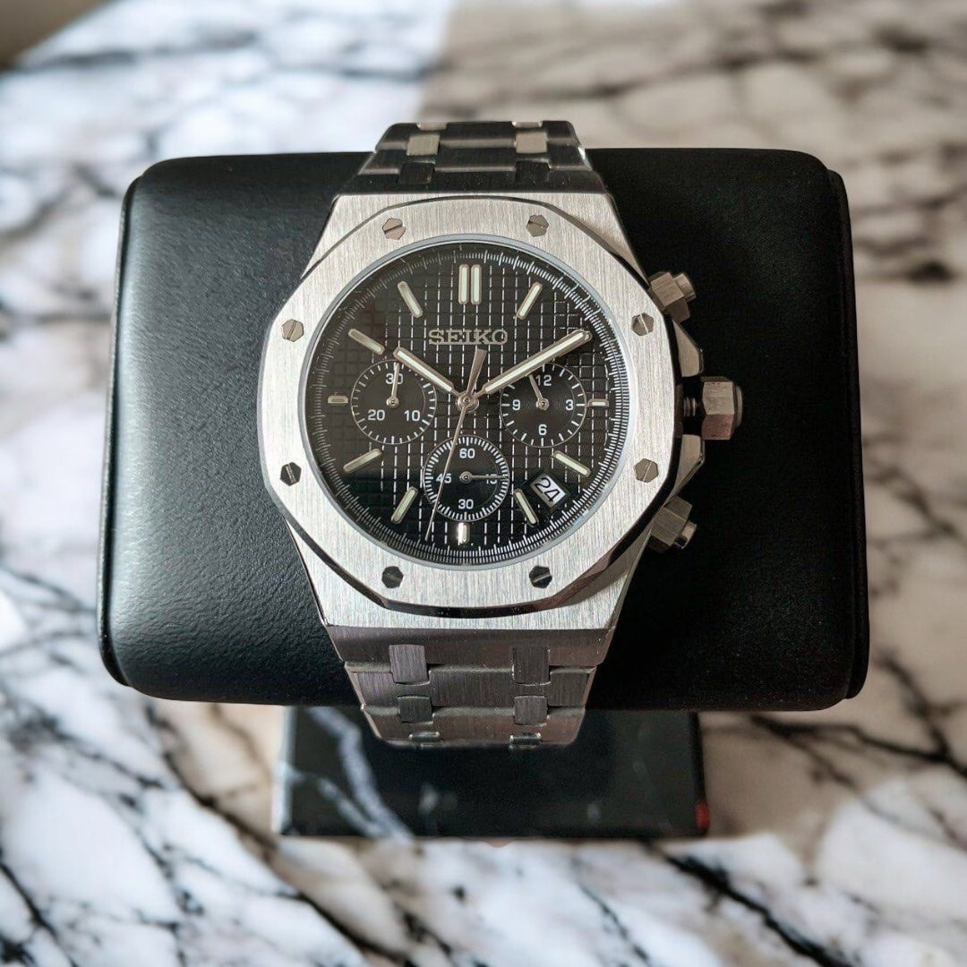 Royal Oak Steel Black Mod (Chronograph)