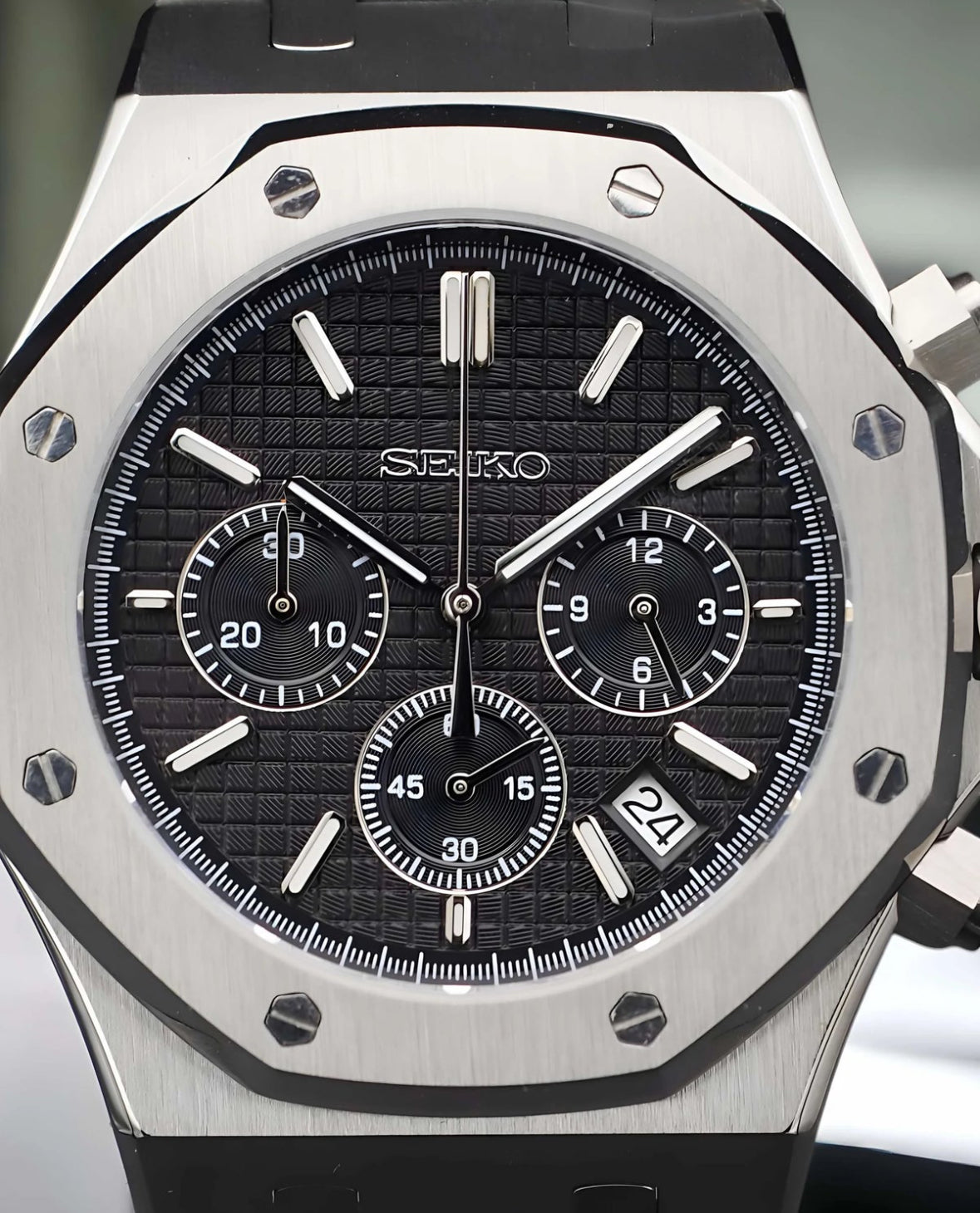 Royal Oak Steel Black Mod (Chronograph)