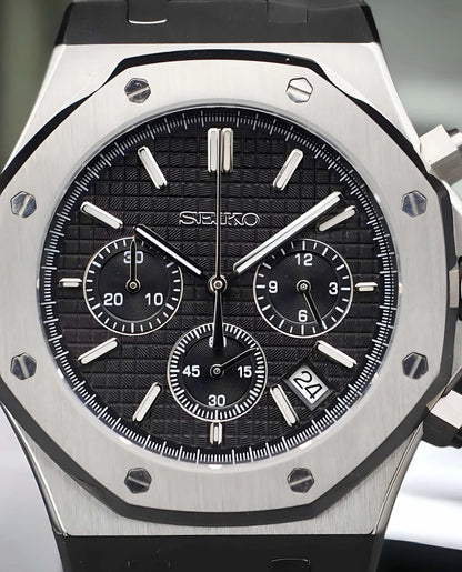 Royal Oak Steel Black Mod (Chronograph)