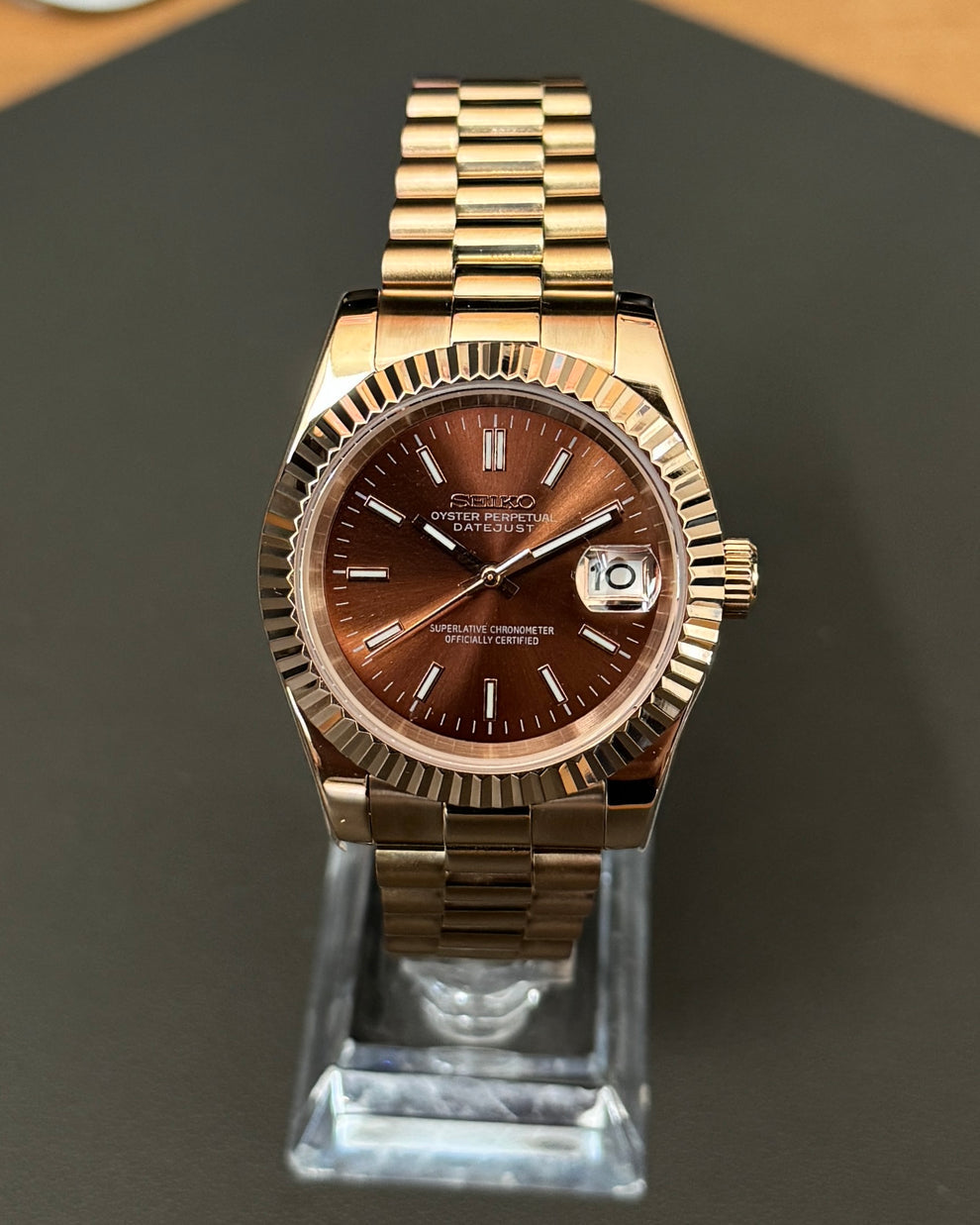 Datejust Rose Brown Mod