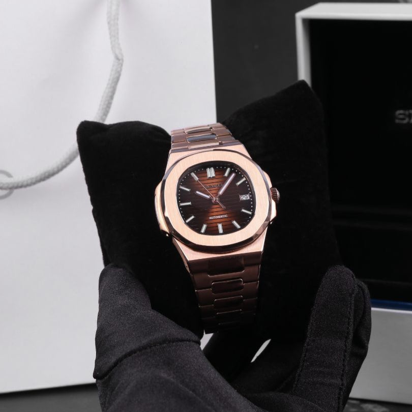 NAUTILUS MOD ROSE GOLD (BROWN DIAL)