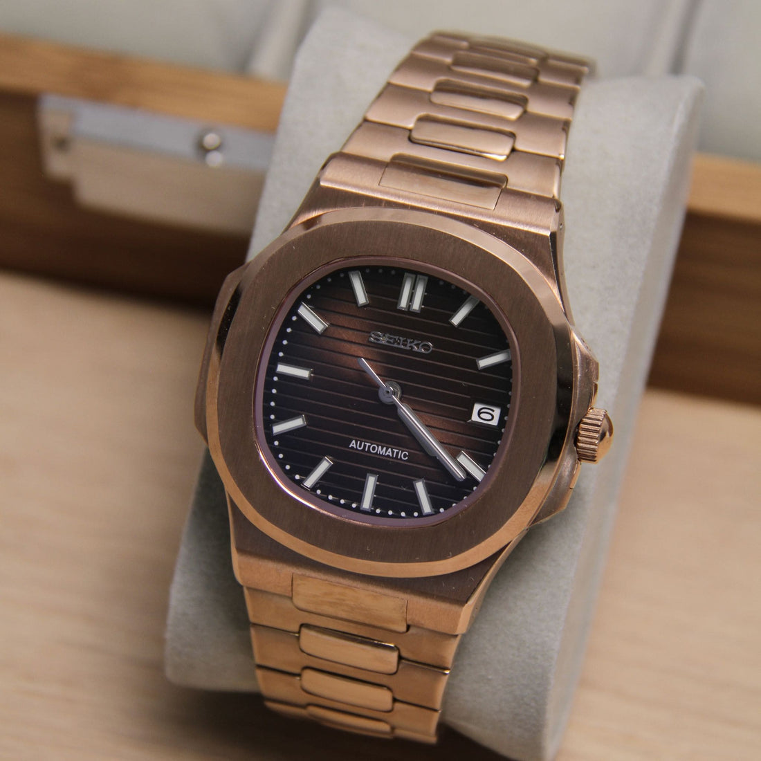 NAUTILUS MOD ROSE GOLD (BROWN DIAL)