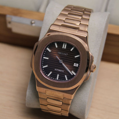 NAUTILUS MOD ROSE GOLD (BROWN DIAL)