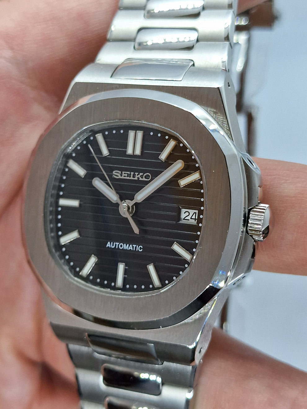 Nautilus Steel Black Mod