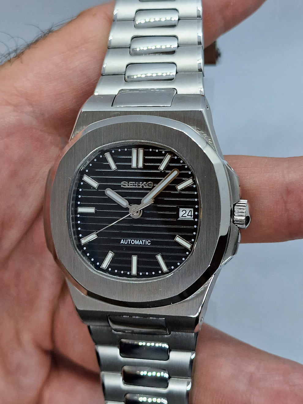 Nautilus Steel Black Mod