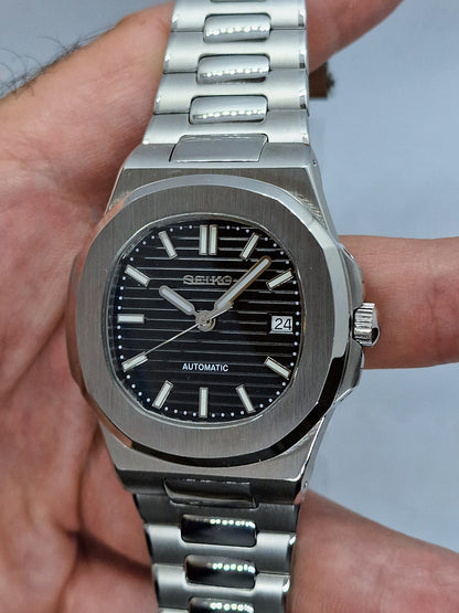 Nautilus Steel Black Mod