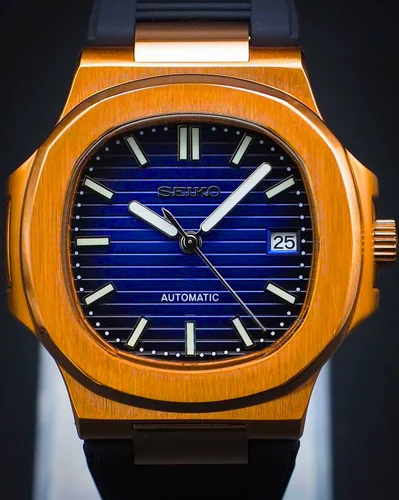 Aquanaut Black Ocean Rose Gold Mod
