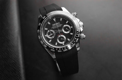 Daytona Steel Black Mod (Rubber Strap)