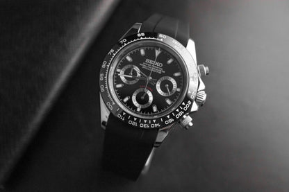Daytona Steel Black Mod (Rubber Strap)