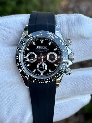 Daytona Steel Black Mod (Rubber Strap)