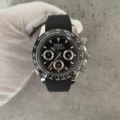 Daytona Steel Black Mod (Rubber Strap)