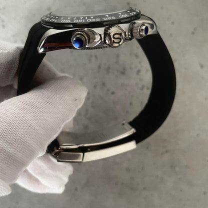 Daytona Steel Black Mod (Rubber Strap)