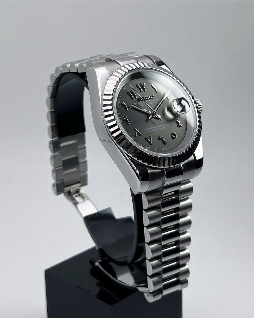 Datejust Dark Grey Mod (Arabic)