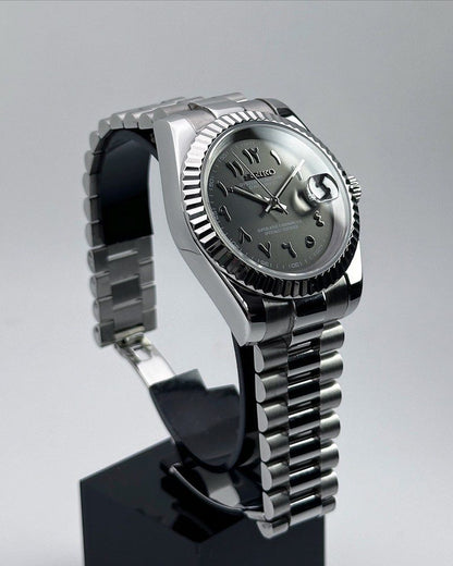 Datejust Dark Grey Mod (Arabic)