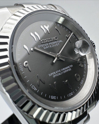 Datejust Dark Grey Mod (Arabic)