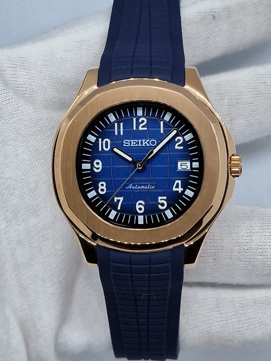 Aquanaut Blue Rose Gold Mod