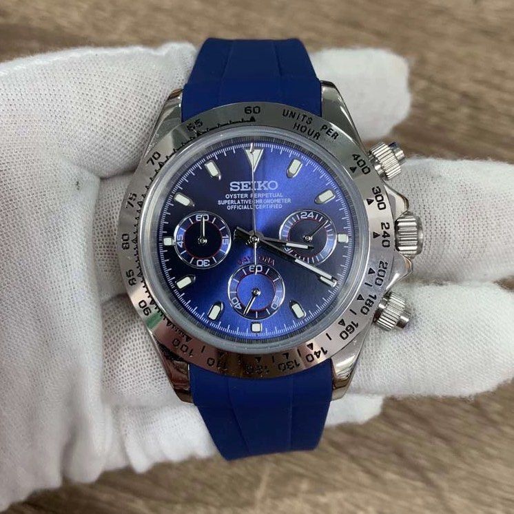 Daytona Steel Blue Mod (Rubber Strap)