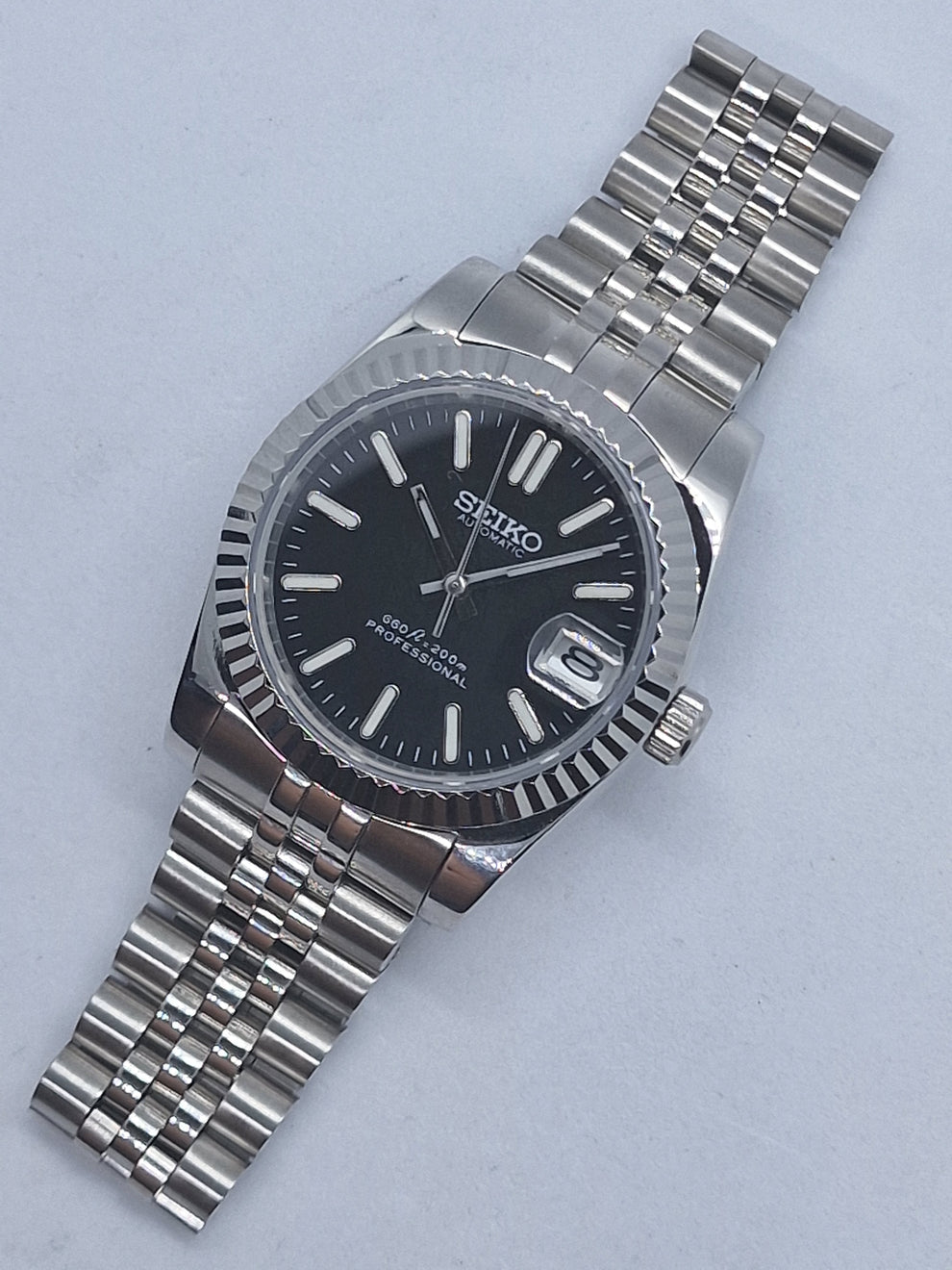 Datejust Steel Black Mod