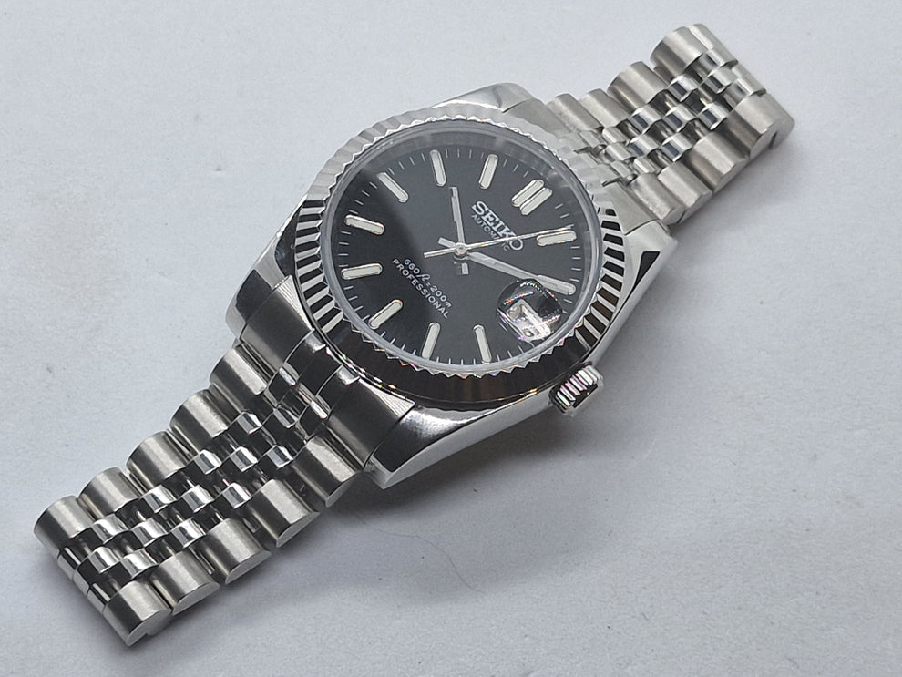 Datejust Steel Black Mod