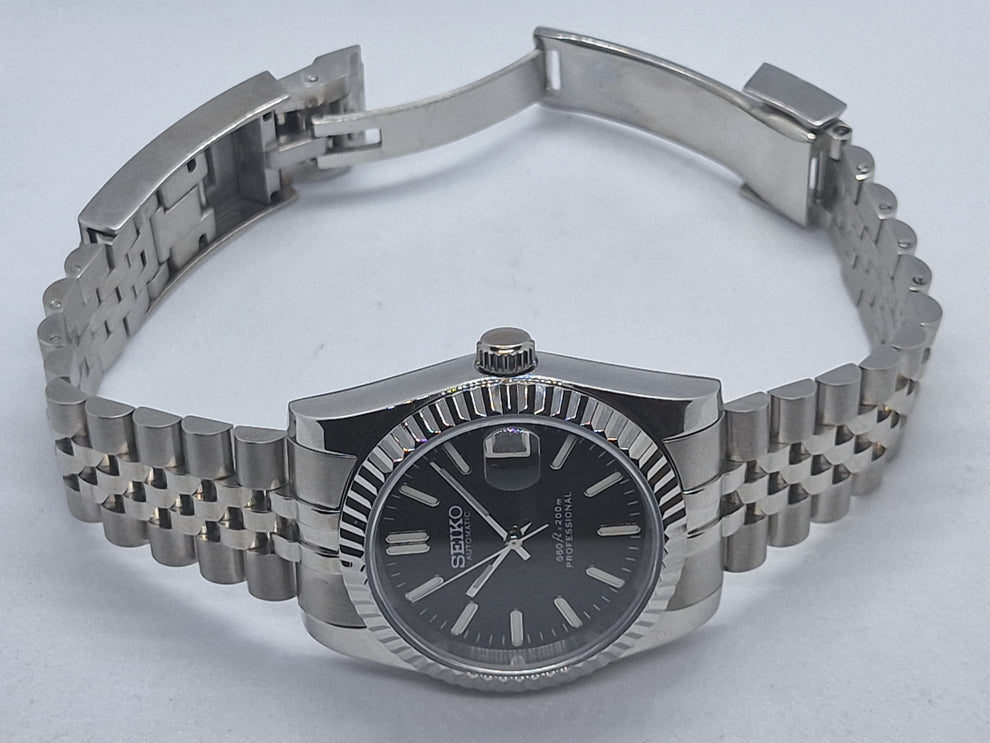 Datejust Steel Black Mod