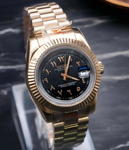 Datejust Rose Black Mod (Arabic)