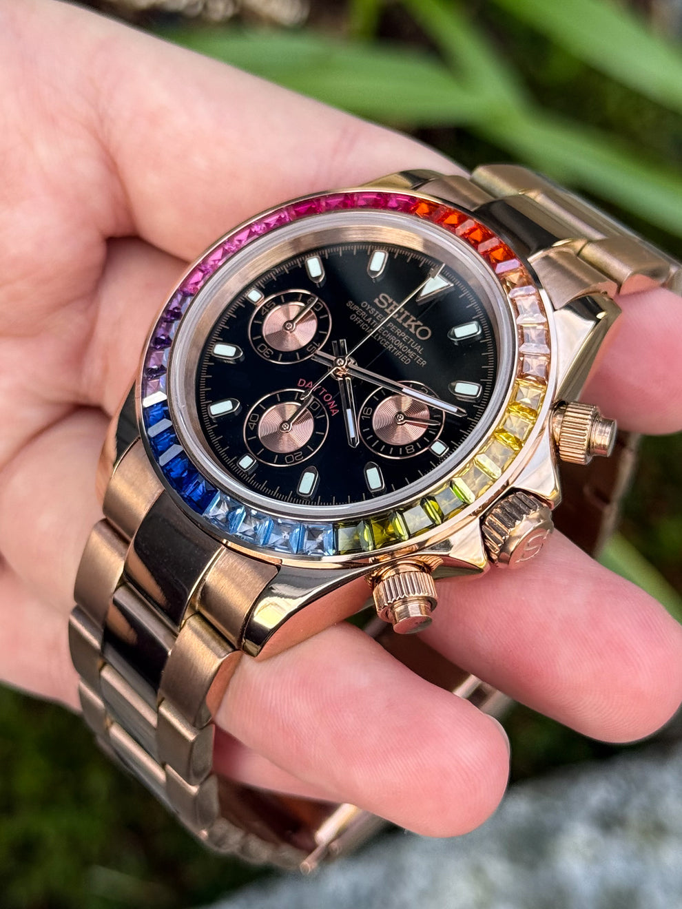 Daytona Rose Gold Rainbow Mod