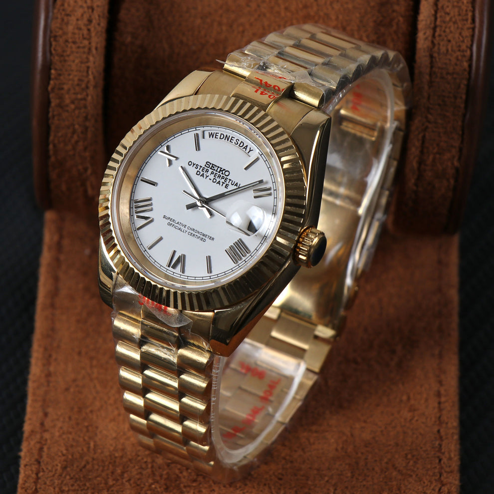 DayDate Gold White Mod