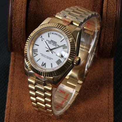 DayDate Gold White Mod